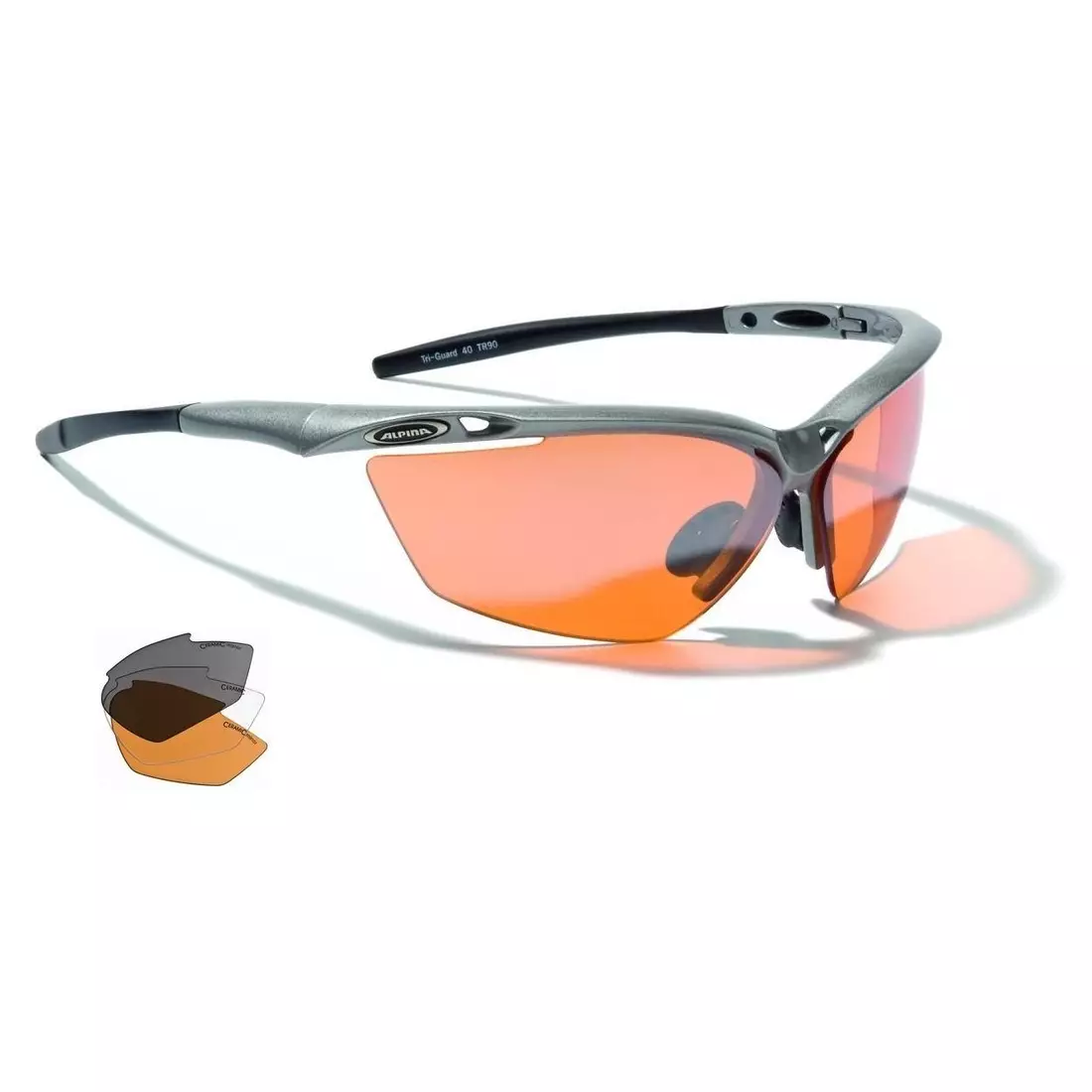 ALPINA TRI-GUARD50 - sports glasses - color: Silver
