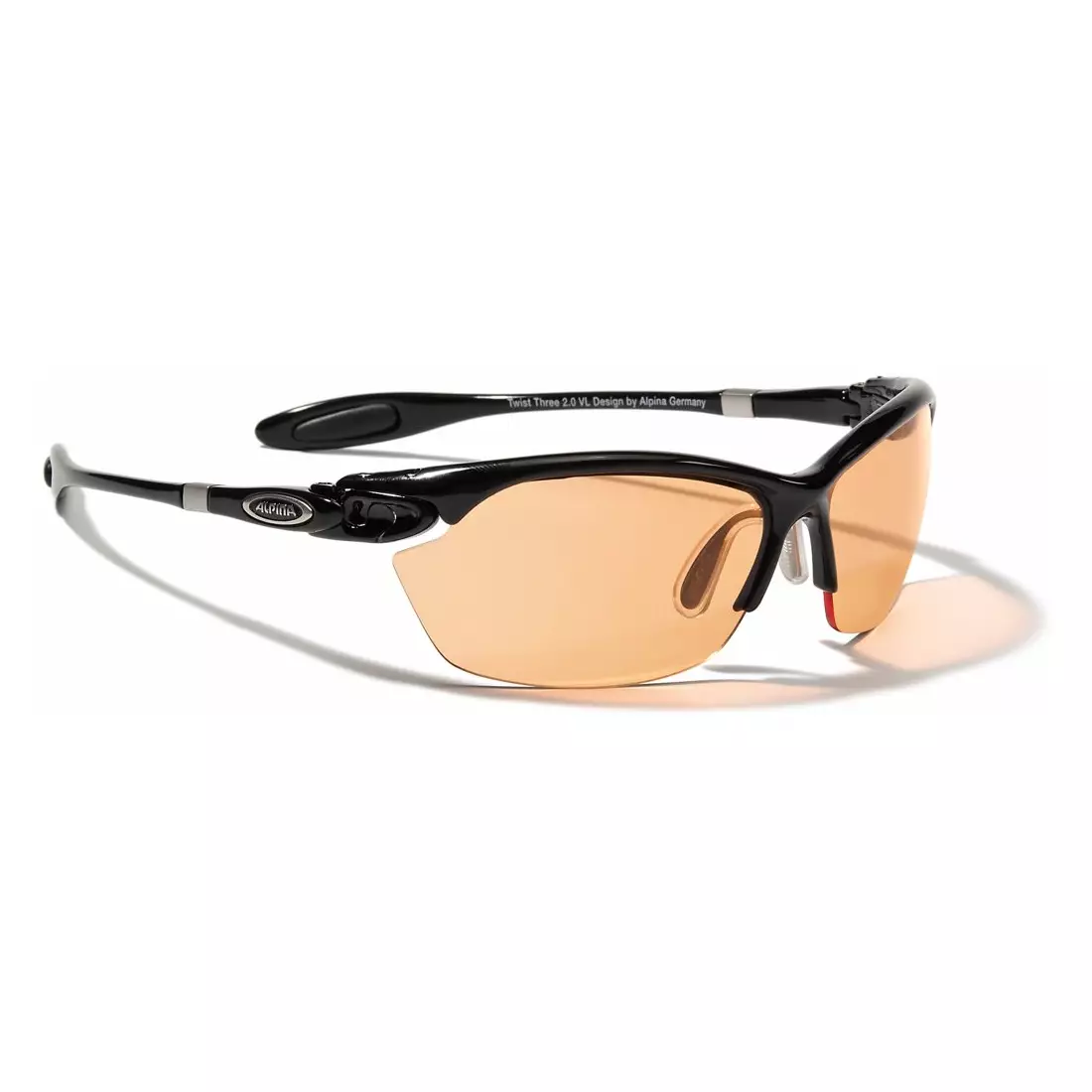 ALPINA TWIST THREE 2.0 VL - sports glasses, photochromics - color: Black