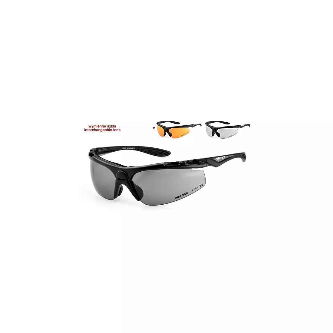 ARCTICA sports glasses S-30 B - color: Black
