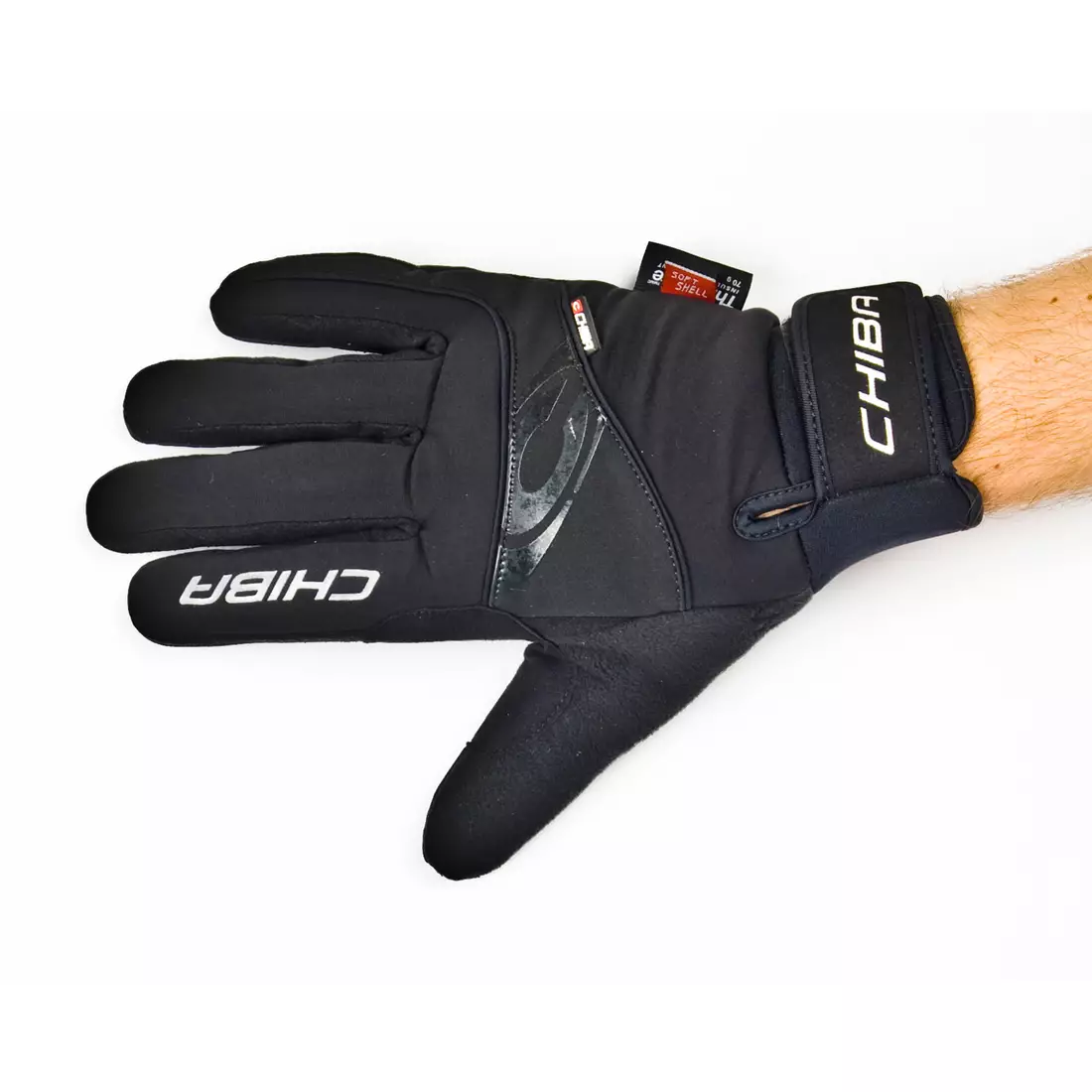 CHIBA CLASSIC winter cycling gloves, black 31524