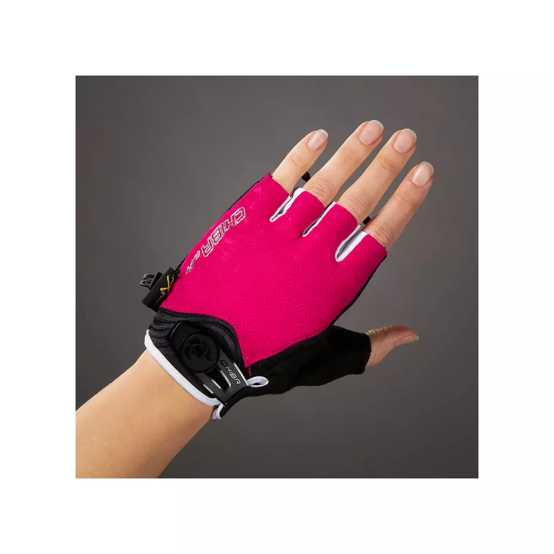 CHIBA LADY AIR PLUS women's cycling gloves, pink