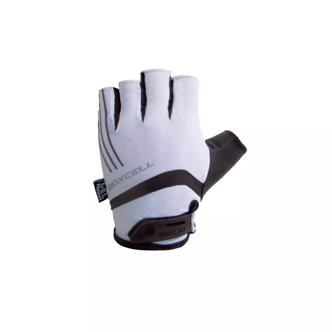 CHIBA LADY BIOXCELL PRO women's cycling gloves, white