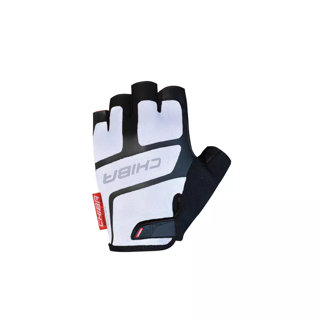 CHIBA PROFESSIONAL men's cycling gloves, white