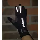 CHIBA WIND PRO cycling gloves, winter, black 31566