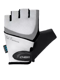 CHIBA women's cycling gloves LADY GEL, black and white