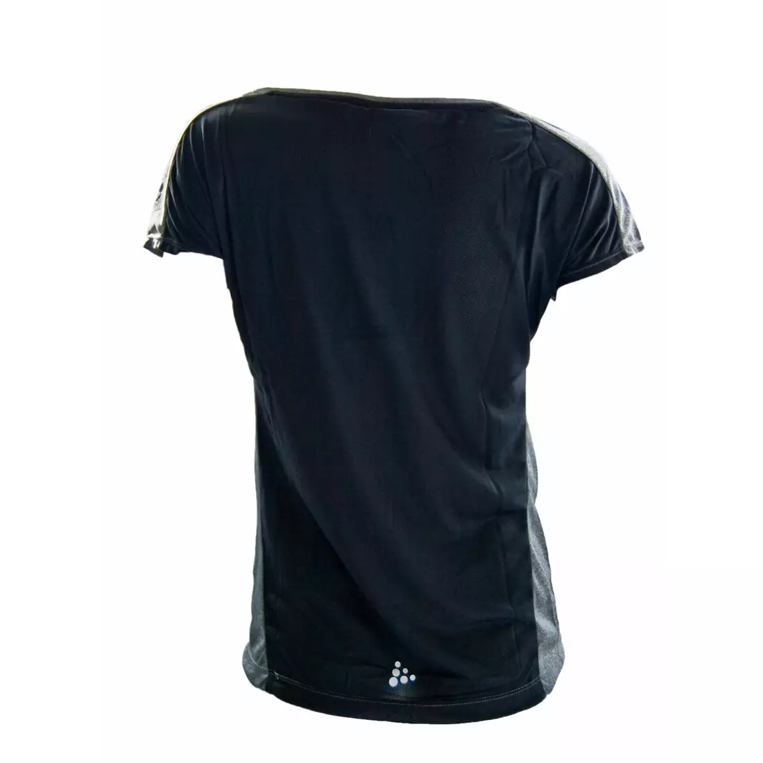 CRAFT RADIATE women's sports T-shirt, black and gray, 1905382-975000