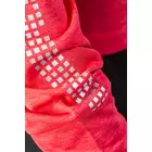 CRAFT REFLECTIVE ZIP 1905499-452000 women's long-sleeved running T-shirt pink