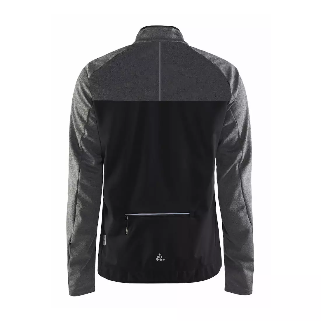 CRAFT RIME winter cycling jacket, black-gray 1905452-975999