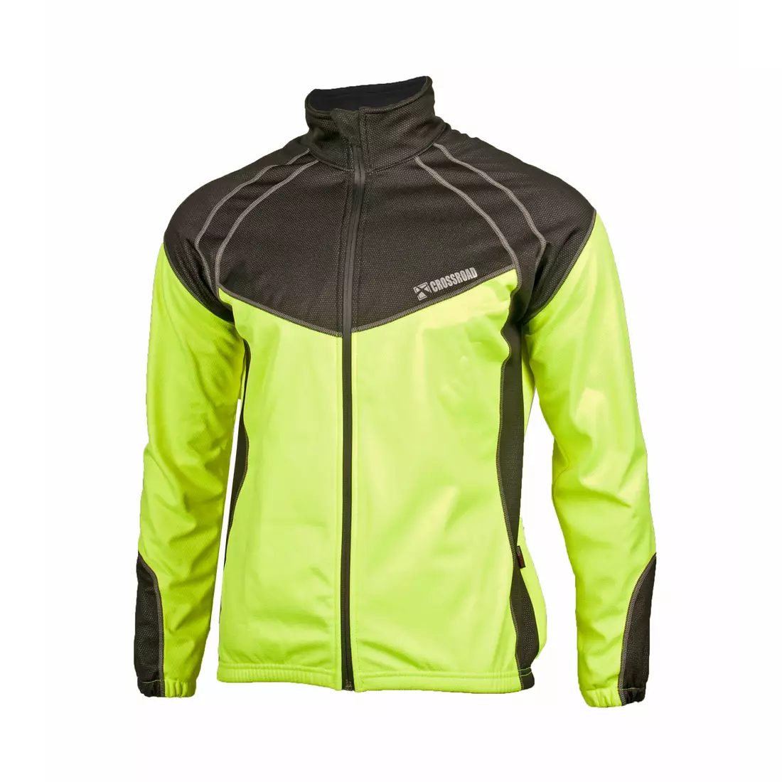 CROSSROAD FREEPORT winter cycling jacket, fluorine