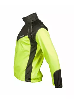 CROSSROAD FREEPORT winter cycling jacket, fluorine