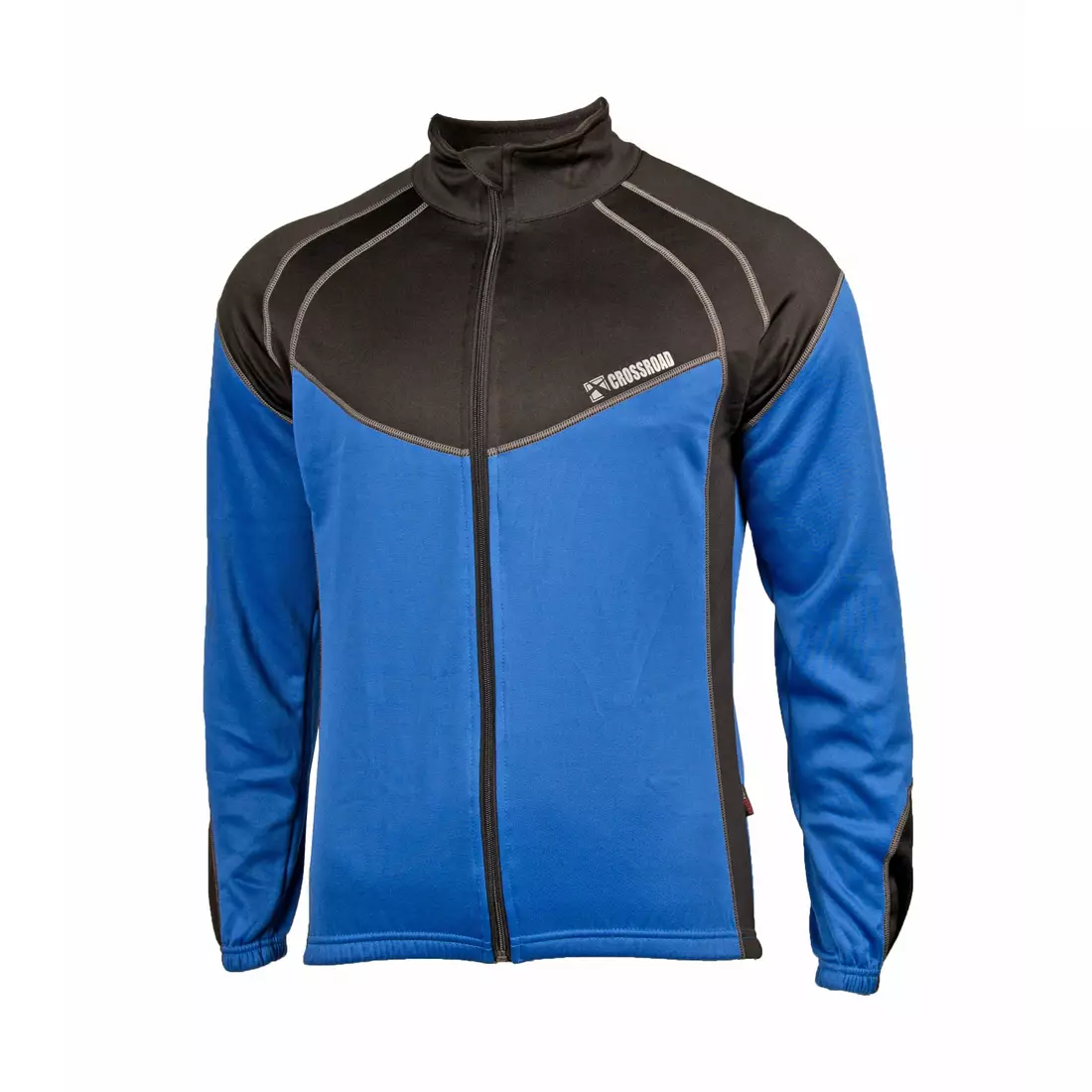 CROSSROAD KENT warm cycling sweatshirt, black and blue
