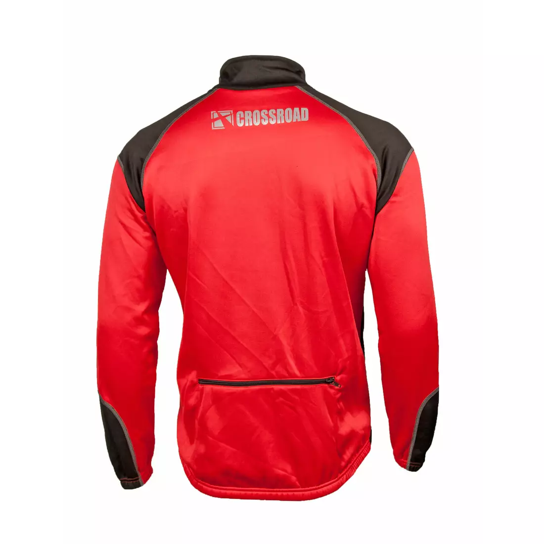 CROSSROAD KENT warm cycling sweatshirt, black and red