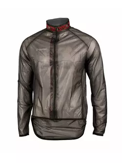 CROSSROAD RACE ultralight rainproof cycling jacket, transparent-black