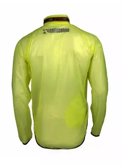 CROSSROAD RACE ultralight rainproof cycling jacket, transparent-fluorine