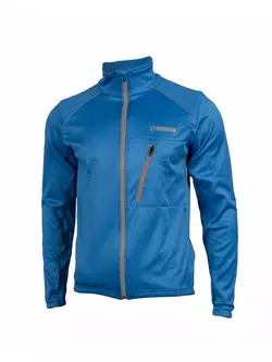 CROSSROAD ROCKFORD winter cycling jacket, softshell, blue