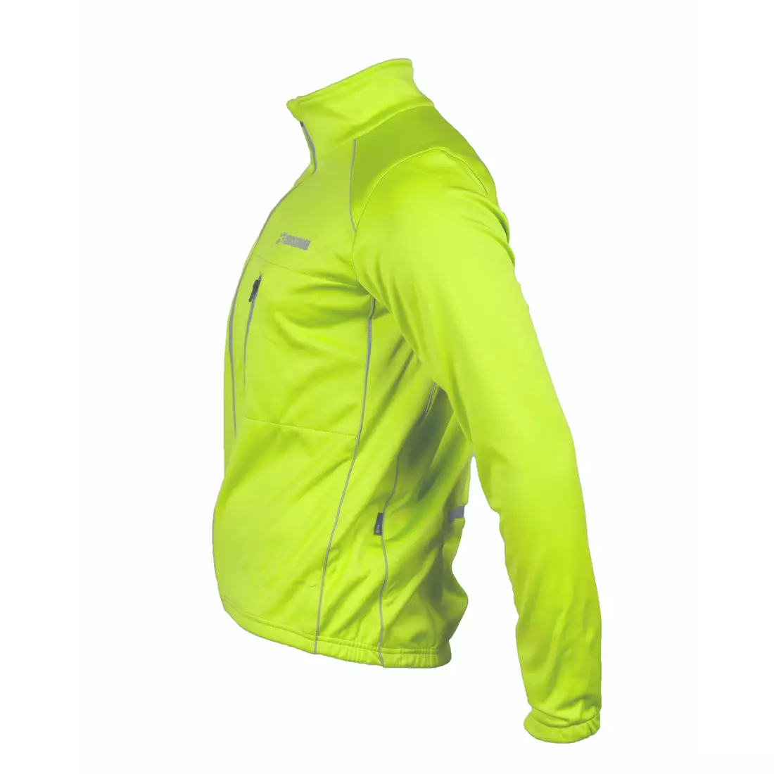 CROSSROAD ROCKFORD winter cycling jacket, softshell, fluorine