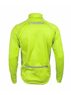 CROSSROAD ROCKFORD winter cycling jacket, softshell, fluorine