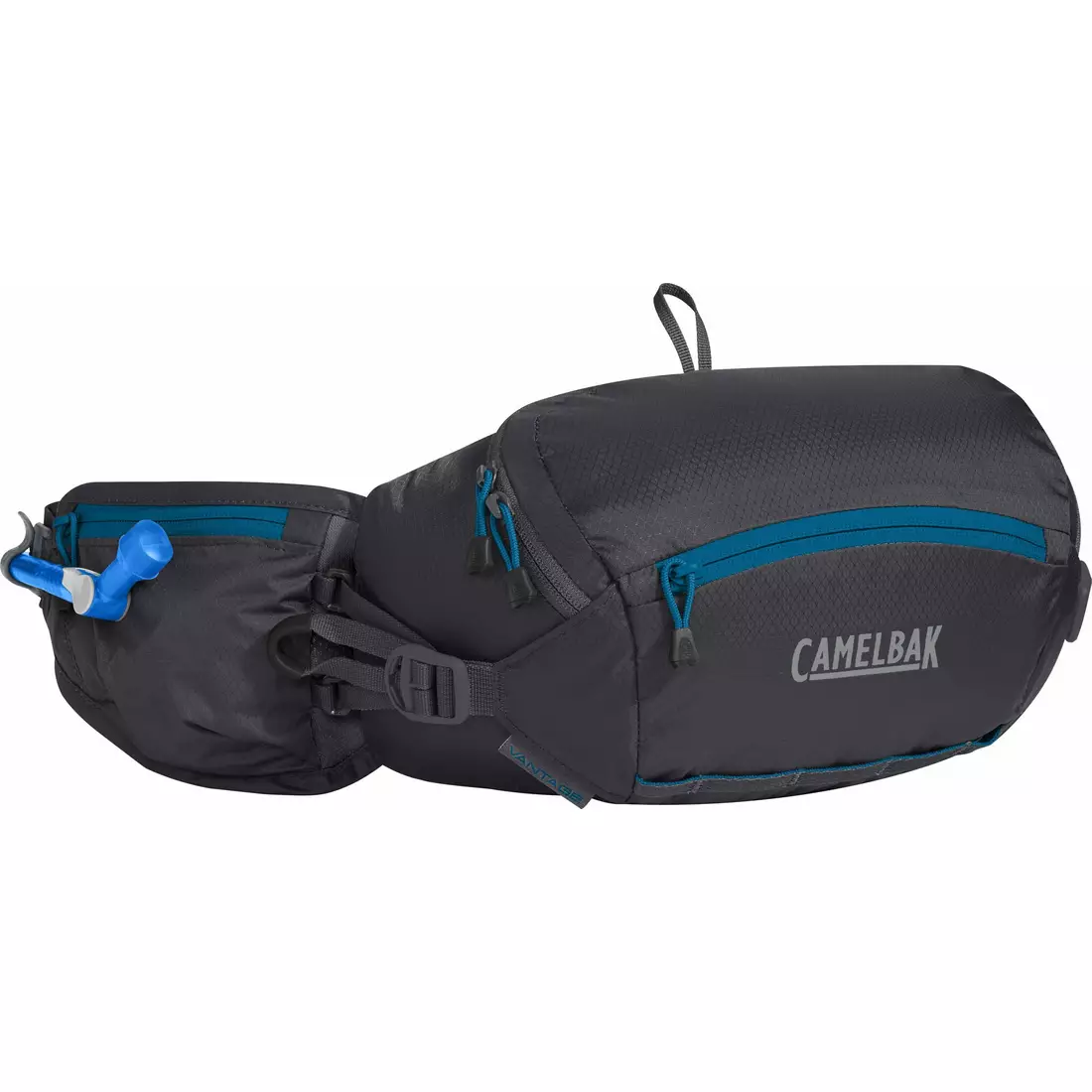 Camelbak SS18 waist bag with water bladder Vantage LR 50 oz / 1.5 L Charcoal/Grecian Blue 1486001000