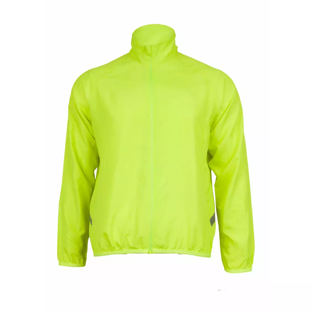 DEKO SOFT men's, lightweight bicycle windbreaker, fluorine yellow