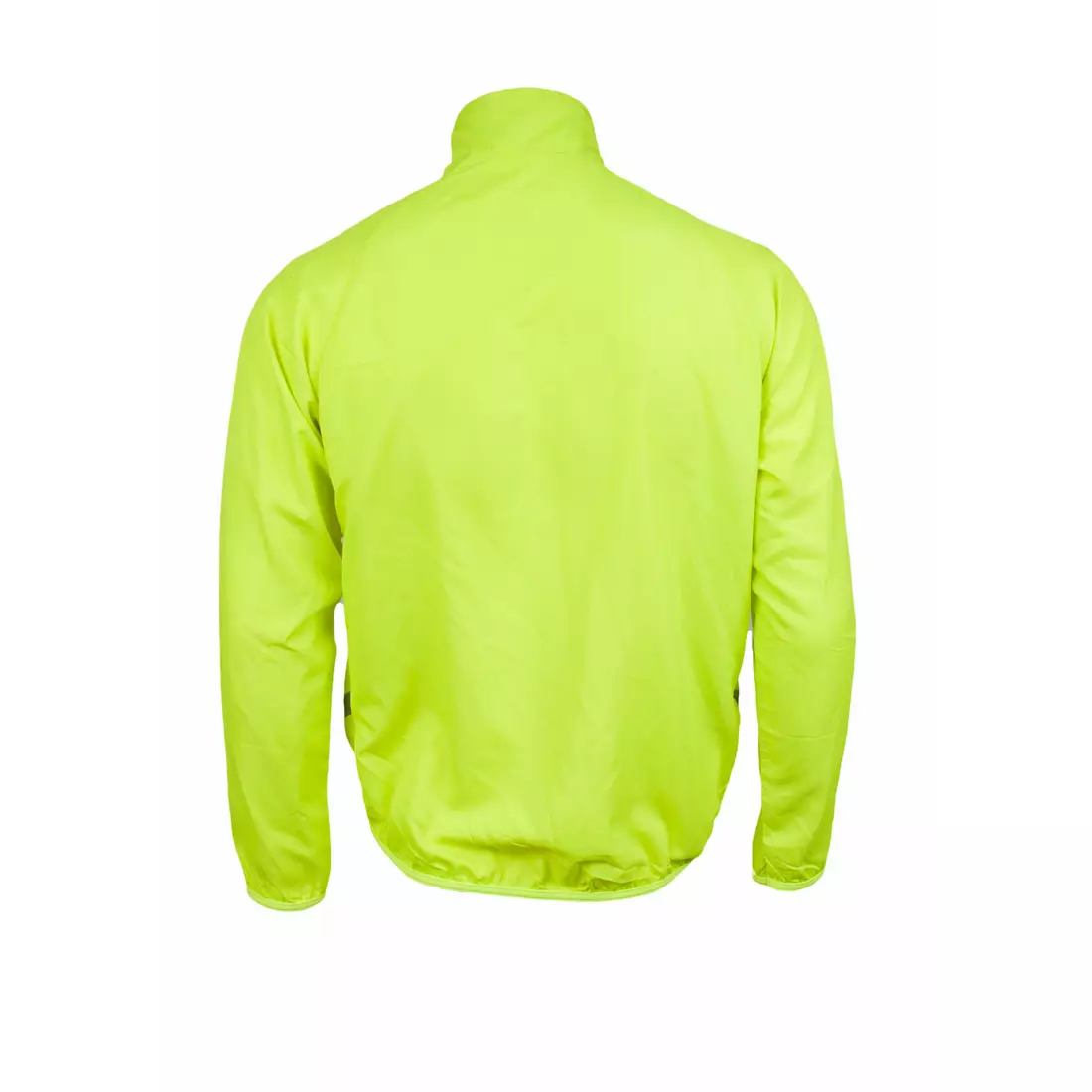 DEKO SOFT men's, lightweight bicycle windbreaker, fluorine yellow