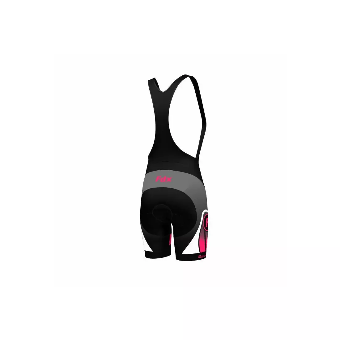 FDX 1020 women's cycling shorts, black and pink