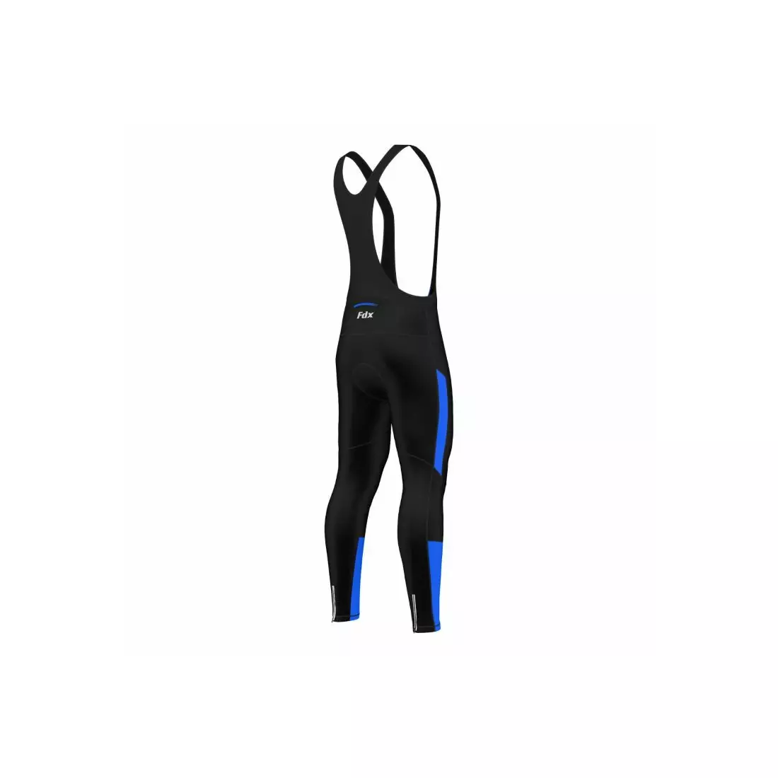 FDX 1220 insulated cycling pants for a bicycle, black and blue