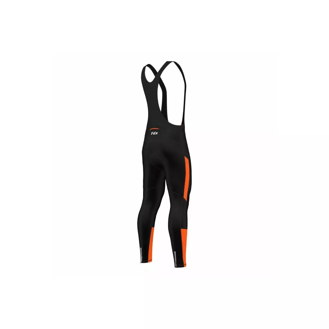 FDX 1220 insulated cycling trousers, black-orange