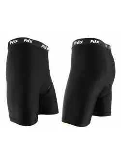 FDX 2020 men's MTB cycling shorts black and red