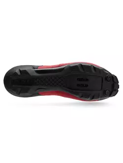 GIRO CYLINDER - Men's MTB cycling shoes black and red