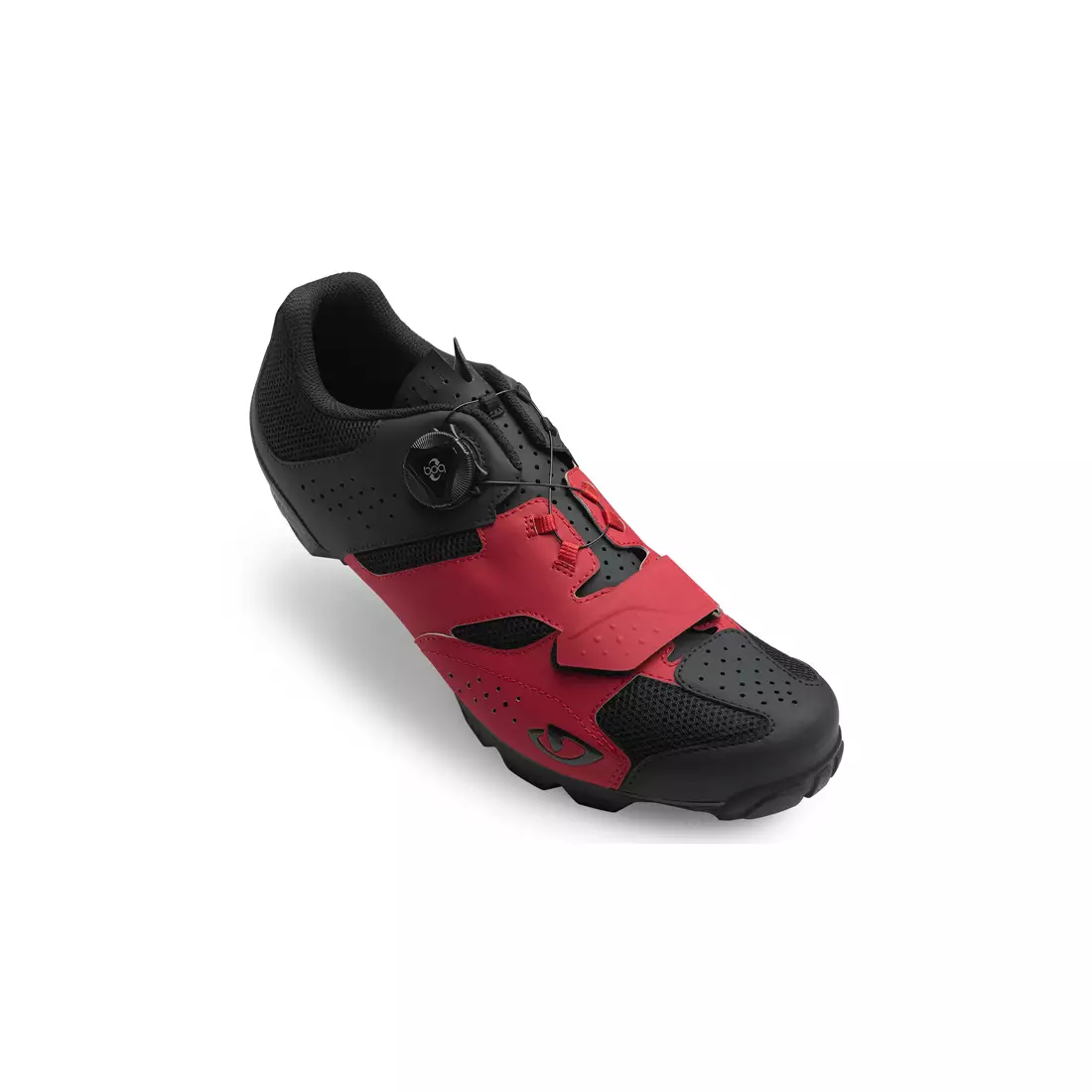GIRO CYLINDER - Men's MTB cycling shoes black and red