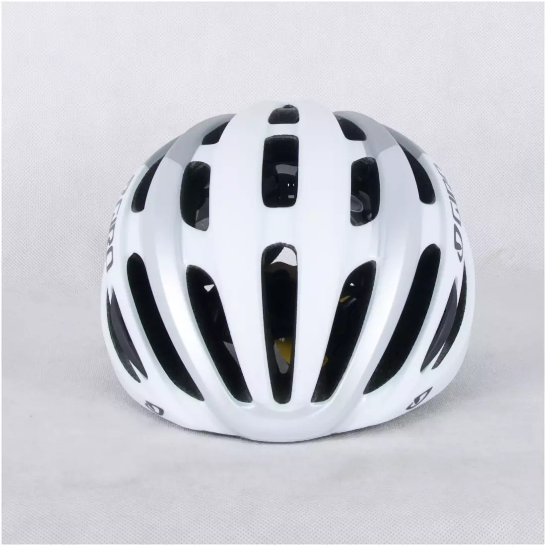 GIRO FORAY MIPS - white and silver matt bicycle helmet