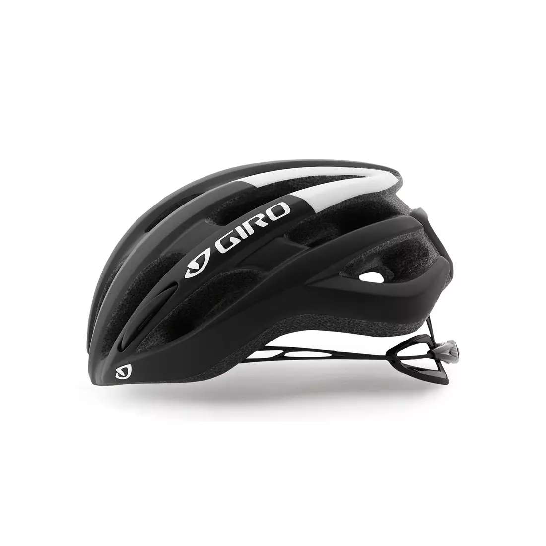 GIRO FORAY - black and white matte bicycle helmet