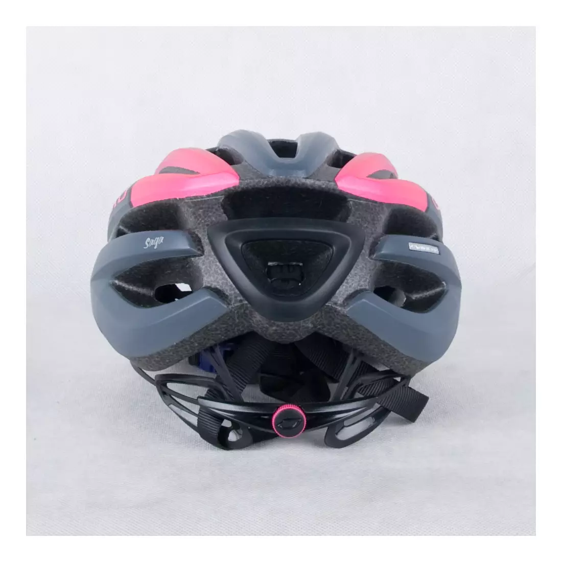 GIRO SAGA - women's bicycle helmet, black and pink