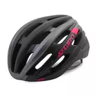 GIRO SAGA - women's bicycle helmet, black, gray and pink
