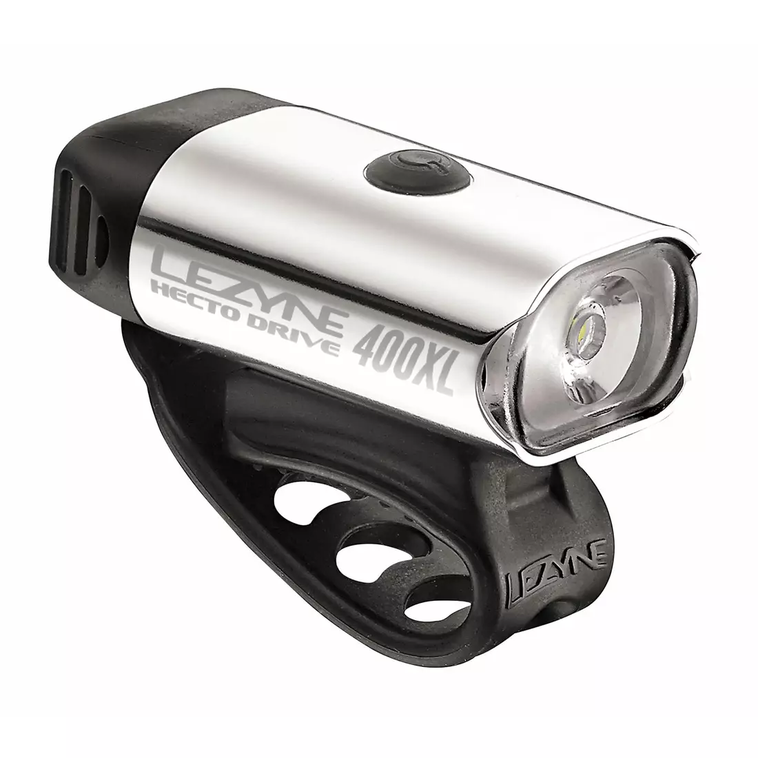 LEZYNE HECTO DRIVE 400XL headlight 400 lumens, USB silver (NEW) LZN-1-LED-9F-V406
