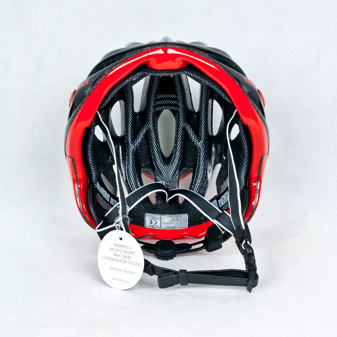 MOJITO HELMET - bicycle helmet CHE00044.226 color: black and red