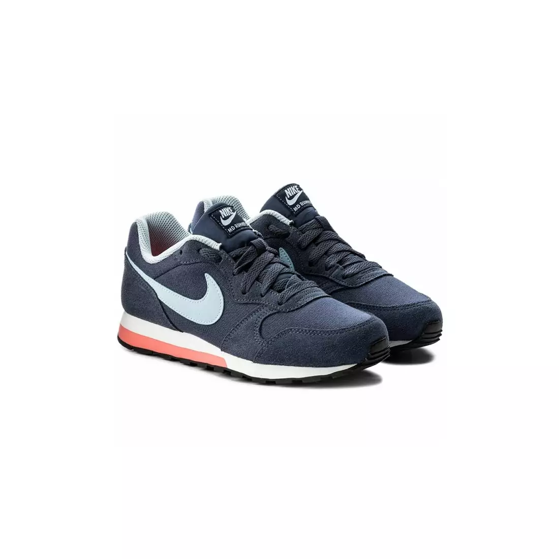 NIKE Md Runner 2 GS 807319-405 - women's sports shoes, color: navy