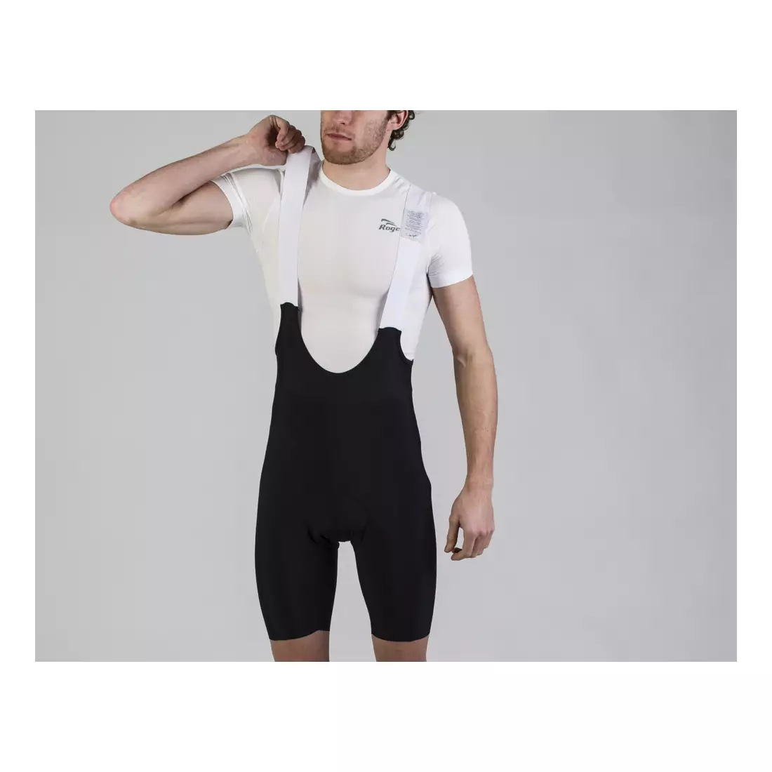 ROGELLI BIKE POTENZA  - men's cycling shorts with braces 002.407 black