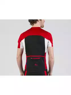 ROGELLI BIKE RECCO 2.0 męska koszulka rowerowa, 001.136 - czarno-czerwono-biała