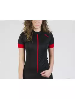 ROGELLI MODESTA women's cycling jersey, black and red