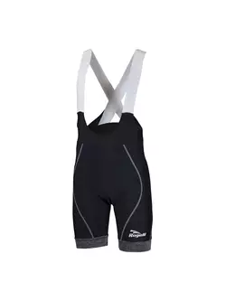 ROGELLI PORRENA 2.0 men's cycling shorts, harness, black-gray