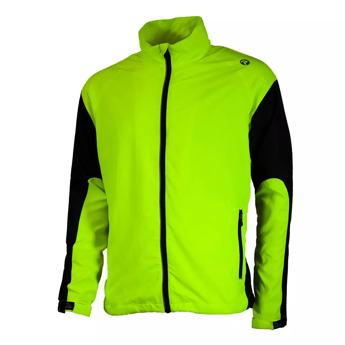 ROGELLI RUN DRUMMOND - men's lightweight running jacket, color: Fluor