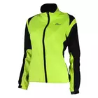 ROGELLI RUN ELVI 820.254- women's ultra-light running jacket, fluo-black