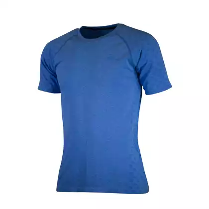 ROGELLI RUN SEAMLESS Seamless men's running T-shirt 800.272 - blue