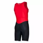 ROGELLI TRI FLORIDA men's triathlon suit, red