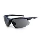 FISCHER - sports glasses FS-05D - color: Black and blue