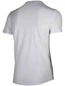 ROGELLI RUN PROMOTION men's sports shirt with short sleeves, white