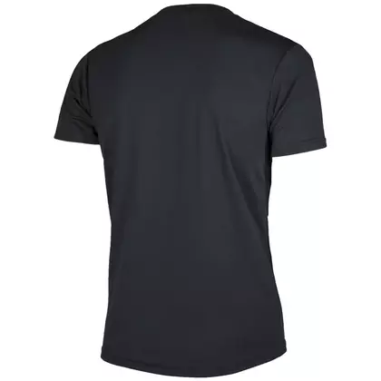 ROGELLI RUN PROMOTION men's sports shirt with short sleeves, black