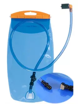 SOURCE SPINNER 2.0L backpack with water bladder - color: Orange-gray