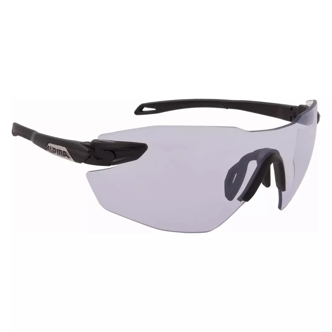 ALPINA photochrom glasses TWIST FIVE SHIELD RL VL+ black matt A8589.1.31